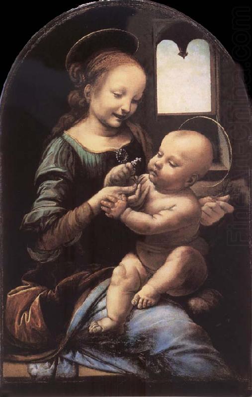 LEONARDO da Vinci The madonna with the Children china oil painting image